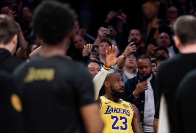 LeBron James becomes first NBA player to hit 50,000 career points, extends record lead