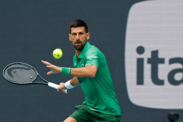 Under Lionel Messi’s eye, Novak Djokovic on brink of 100th title in Miami