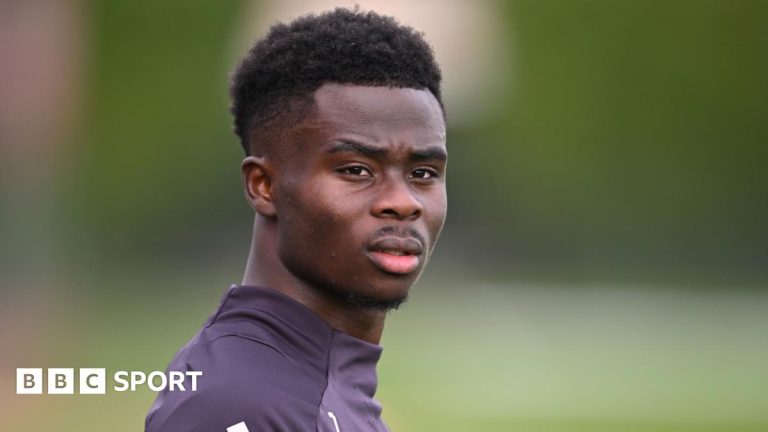 Bukayo Saka: Arsenal forward could return for Fulham match