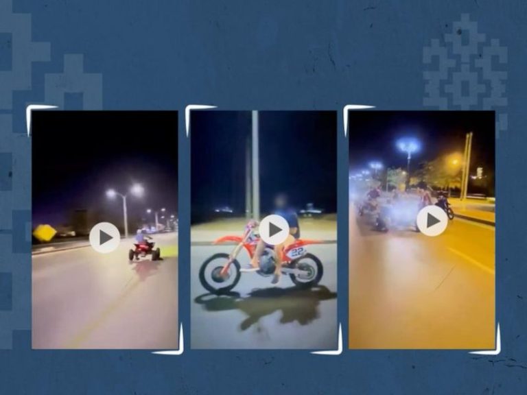 मांसपुट: लापरवाह ड्राइभिंग र सार्वजनिक गडबडीको लागि प्रहरीले नौ मोटरसाइकलहरू कब्जा गर्यो