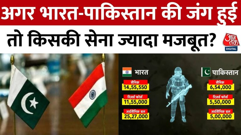 पहलगाम हमले के बाद युद्ध की दहलीज पर भारत-पाक, जानें सैन्य ताकत में दोनों देश कहां खड़े RD Creation