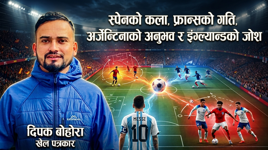 स्पेनको कला, फ्रान्सको गति, अर्जेन्टिनाको अनुभव र इंग्ल्यान्डको जोश RD Creation
