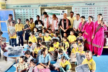 सिटिजन बैंकद्वारा जनता आधारभूत विद्यालयका ६० विद्यार्थीलाई विद्यालय ब्याग वितरण