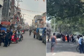सुनसरीको कप्तानगञ्ज घटनाको विरोधमा सिरहामा प्रदर्शन, पूर्व–पश्चिम राजमार्ग अवरुद्ध